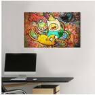 Quadro Decorativo Hora Da Aventura Para Quarto