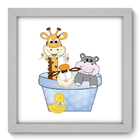 Quadro Decorativo - Hora Do Banho - 22cm X 22cm - 036qdbb