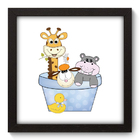 Quadro Decorativo - Hora Do Banho - 22cm X 22cm - 036qdbp