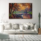 Quadro Decorativo Horizontal Paisagem Natural Com Moldura E S
