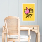 Quadro Decorativo Humor - Tocando O F 33x24cm - Com Vidro Mol