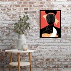 Quadro Decorativo Iansã Guerreira 24x18cm Moldura:madeira Bra