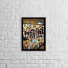 Quadro Decorativo Ícones Do Rock No Bar 45x34cm A3 (45 X 34)