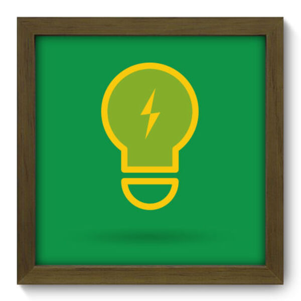 Quadro Decorativo - Idéia - 22cm X 22cm - 018qddm