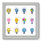 Quadro Decorativo - Idéias - 22cm X 22cm - 089qndab