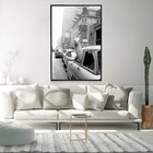 Quadro Decorativo Ilhama Com Moldura 40x60 Sem Vidro