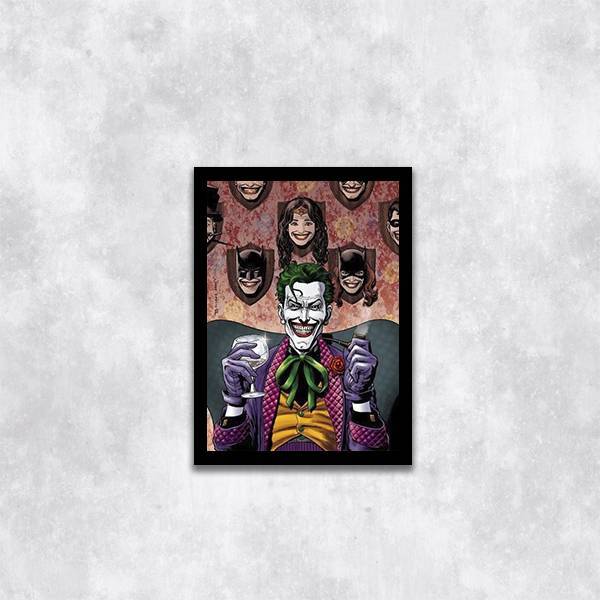 Quadro Decorativo Ilustração Coringa No Sofá 45x34cm A3 (45 X