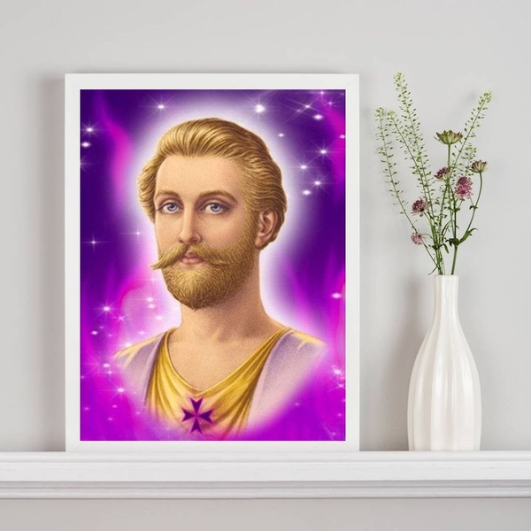 Quadro Decorativo Imagem Saint Germain 24x18cm - Com Vidro Mo