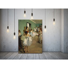 Quadro Decorativo Impressionismo A Aula De Dança - Edgar Dega