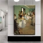 Quadro Decorativo Impressionismo A Aula De Dança - Edgar Dega