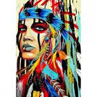 Quadro Decorativo Índia Apache 1 Tela