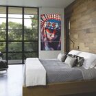 Quadro Decorativo Índia Cocar Moderna