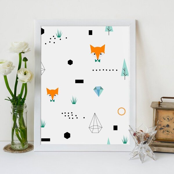 Quadro Decorativo Infantil Abstrato