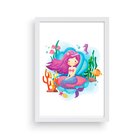Quadro Decorativo Infantil Baby Sereia