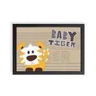 Quadro Decorativo Infantil Baby Tiger