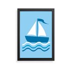 Quadro Decorativo Infantil Barquinho