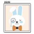 Quadro Decorativo Infantil Coelho Coelhinho Para Quarto Bebe