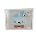 Quadro Decorativo Infantil Coelho Coelhinho Para Quarto Bebe