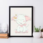 Quadro Decorativo Infantil Elevante Baby