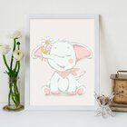 Quadro Decorativo Infantil Elevante Baby