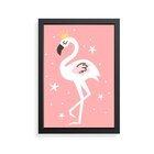 Quadro Decorativo Infantil Flamingo