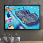 Quadro Decorativo Infantil Hotwheels 01  30x45cm