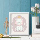 Quadro Decorativo Infantil Leão Baby