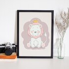 Quadro Decorativo Infantil Leão Baby