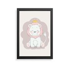 Quadro Decorativo Infantil Leão Baby