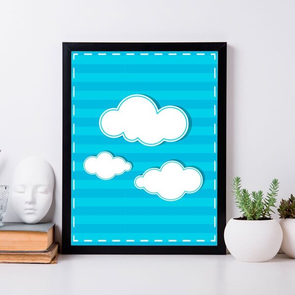 Quadro Decorativo Infantil Nuvens