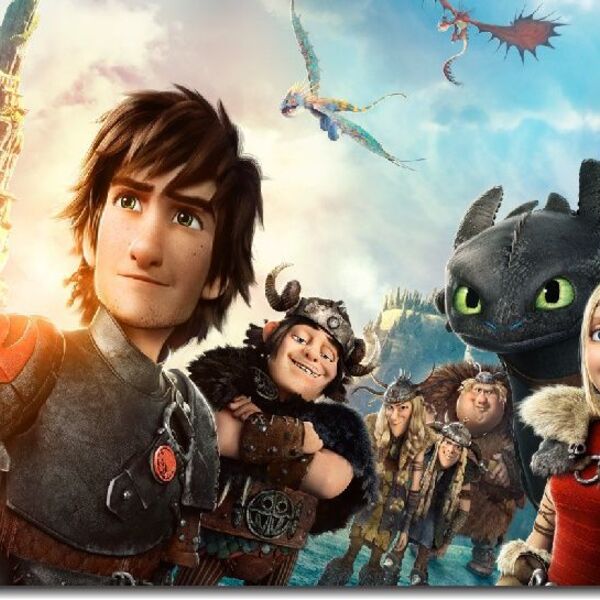 Quadro Decorativo Infantil Treinando Dragão Para Quarto