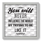 Quadro Decorativo - Influence - 33cm X 33cm - 003qdrb