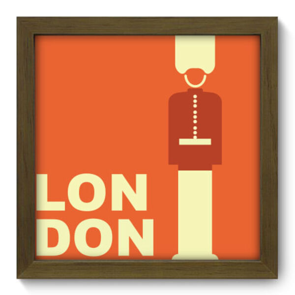 Quadro Decorativo - Inglaterra - 22cm X 22cm - 101qdmm