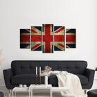 Quadro Decorativo Inglaterra Vintage Bandeira País