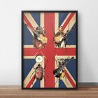 Quadro Decorativo Insetos Musicais 30x40cm Preto