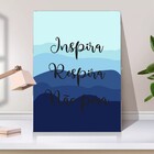 Quadro Decorativo Inspira Respira Não Pira