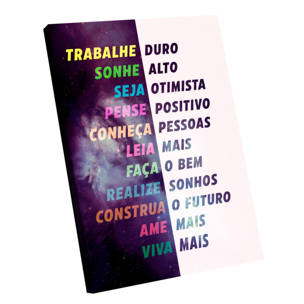 Quadro Decorativo Inspiração Do Dia