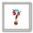 Quadro Decorativo - Interrogação - 33cm X 33cm - 364qddb