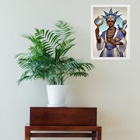 Quadro Decorativo Iogum Ede 24x18cm Moldura Branca