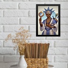 Quadro Decorativo Iogum Ede 45x34cm - Com Vidro Moldura Branca