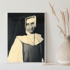 Quadro Decorativo Irmã Dulce 45x34cm - Com Vidro Moldura:made