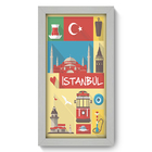 Quadro Decorativo - Istambul - 19cm X 34cm - 244qdmb
