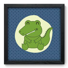 Quadro Decorativo - Jacaré - 33cm X 33cm - 112qdbp