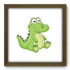 Quadro Decorativo - Jacaré - 33cm X 33cm - 114qdbm