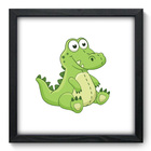 Quadro Decorativo - Jacaré - 33cm X 33cm - 114qdbp