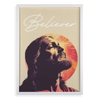 Quadro Decorativo Jesus Believer 45x34cm Moldura Preta
