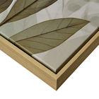 Quadro Decorativo Jesus Cristo 150x100cm Moldura Madeira Clar