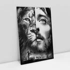 Quadro Decorativo Jesus Cristo O Leão De Judá 1 Tela