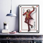 Quadro Decorativo Joker- Carta De Baralho 45x34cm Moldura:mad