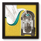 Quadro Decorativo - Jukebox - 22cm X 22cm - 013qdgp
